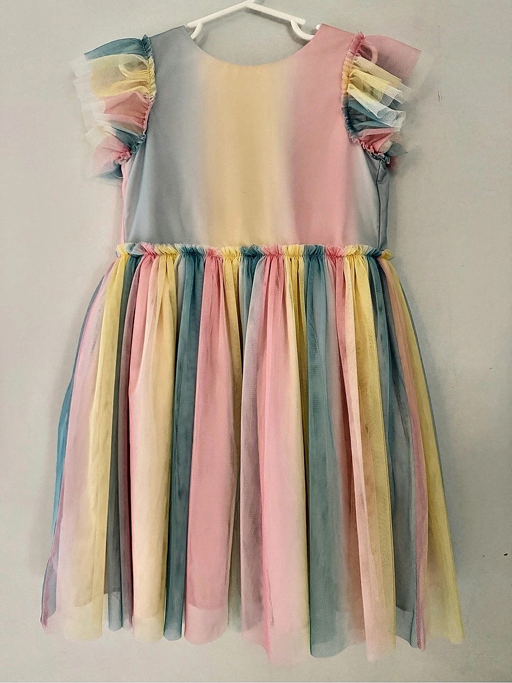Pippa & Julie Girls Size 6 Pastel Tulle Dress